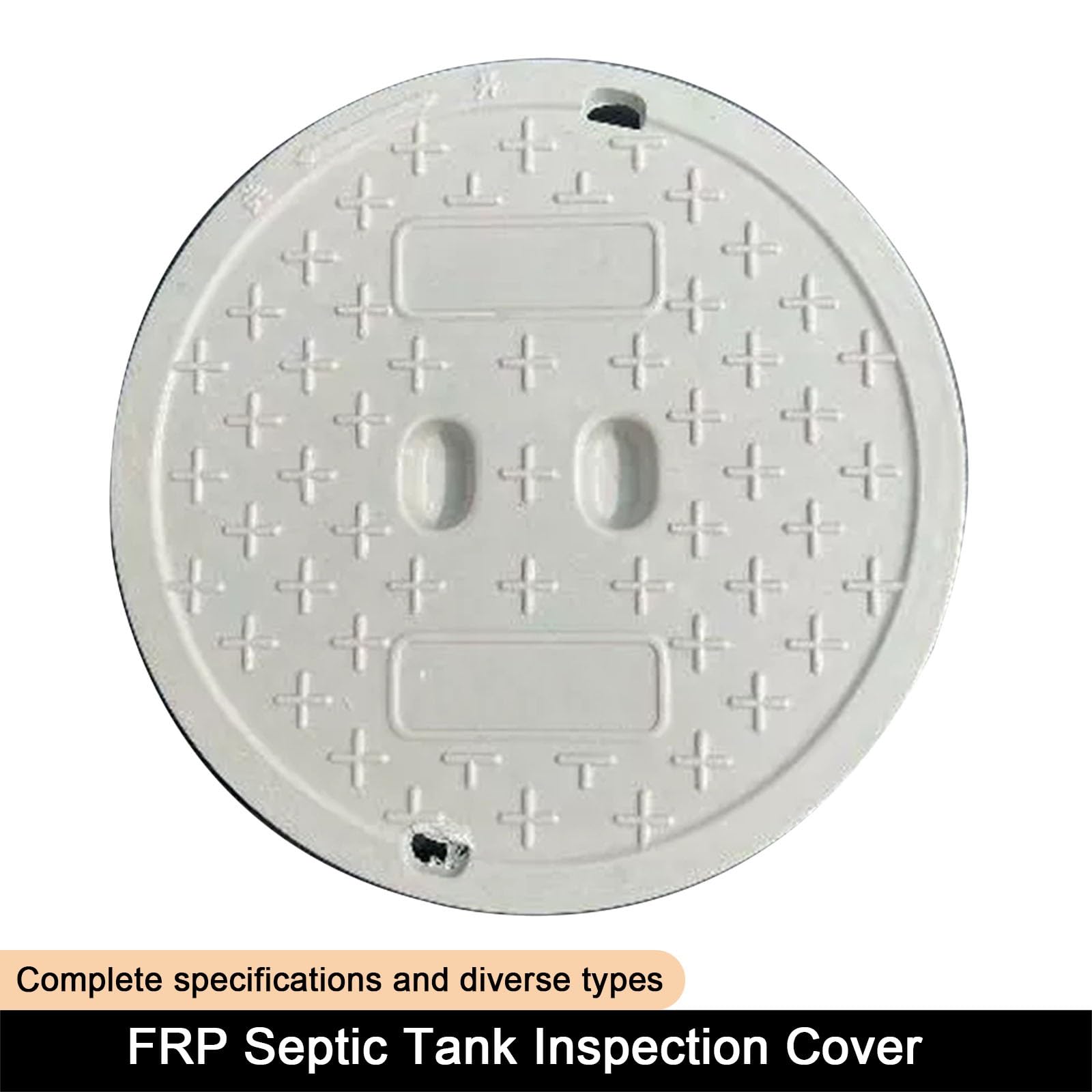 Coperchio per serbatoio settico a prova di perdite e coperchio della pompa del pozzetto, 30 x 15 cm / 12x6in, per sistemi fognari, protezione durevole e resistente alle intemperie, ideale per tubi di