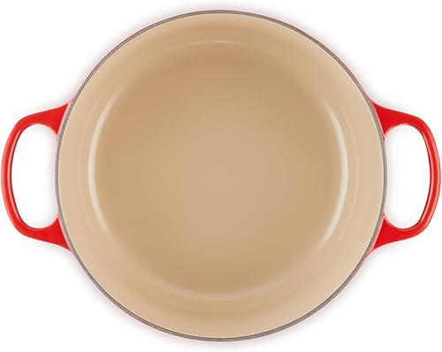 Miniatura 235 de Le Creuset 9 Qt. Signature Horno holandés redondo con pomo de acero inoxidable grabado Artichaut