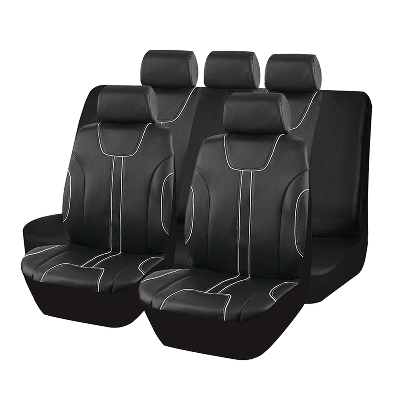Ensemble complet de housses de siège de voiture DEHIWI avec coussin de protection