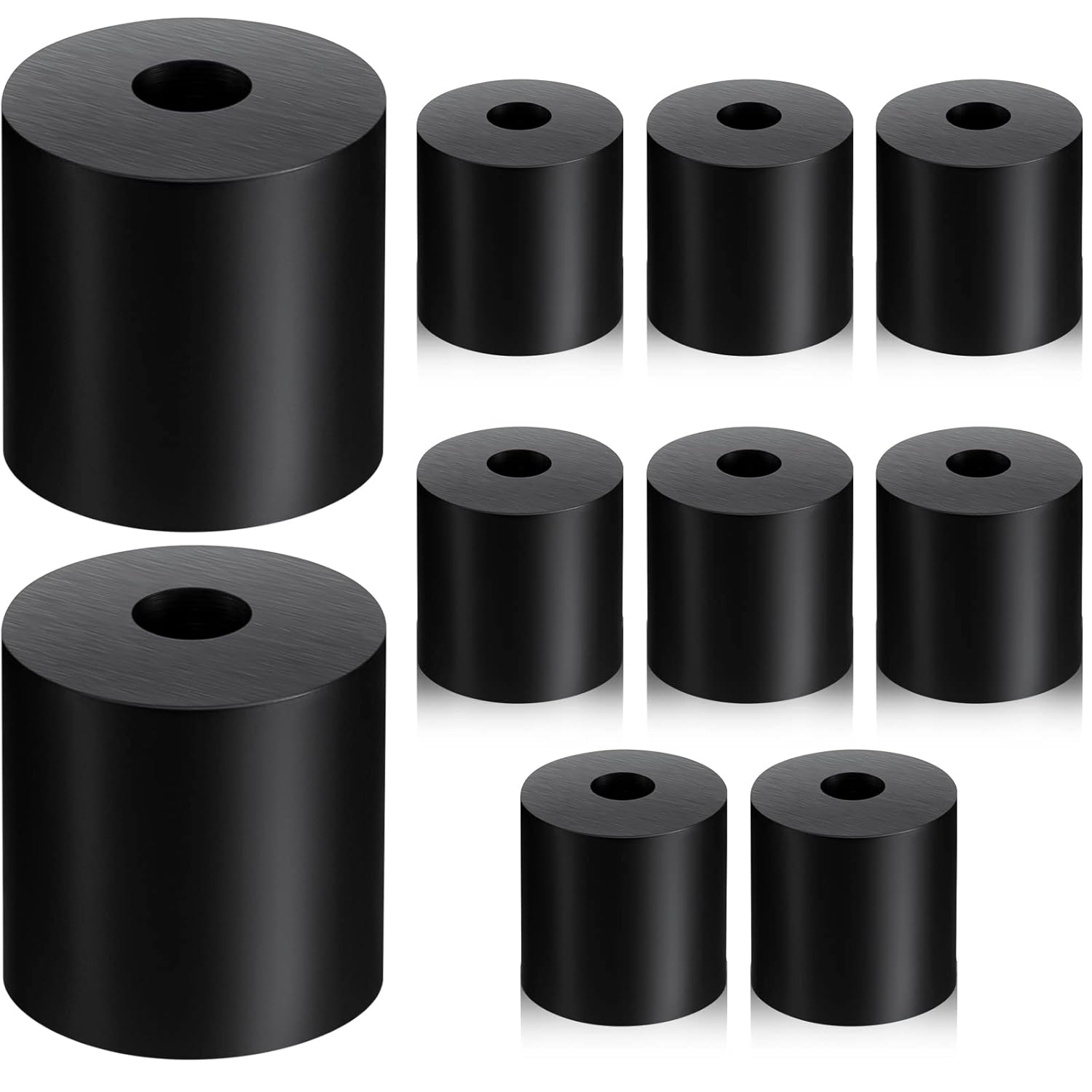 10 Pieces Multi Purpose Rubber Spacer 13/16 Inch OD x 3/8 Inch ID x 1