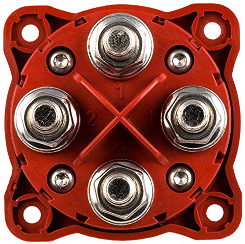 Blue Sea Red Dual Circuit Battery Cut-Off Switch Dual Battery K4-16-132