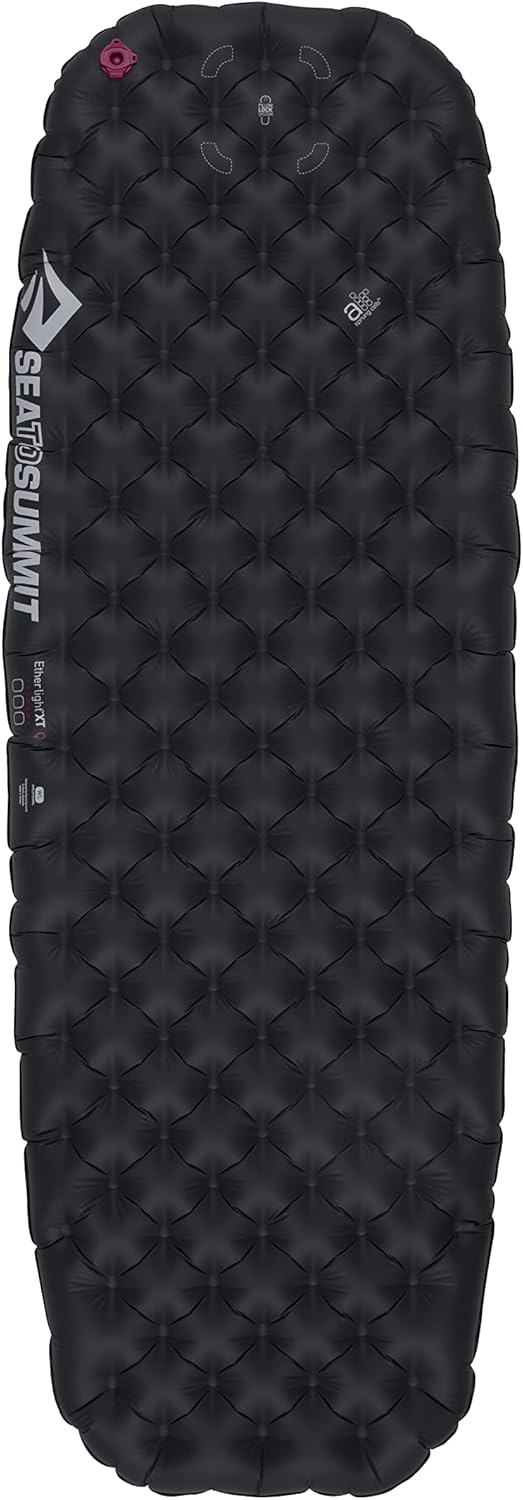 Sea to Summit Ether Light XT Extreme - Colchoneta para dormir aislada para clima frío, para mujer regular (66 x 21.5 x 4 pulgadas)