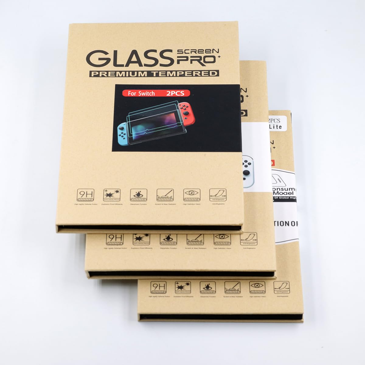 Tempered Glass Screen Protector for Nintendo Switch Lite OLED Console Tempered Glass Screen Protective (for Switch)