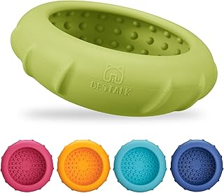 Dog Lick Bowl, Bestalk Wobbly Freeze Bowl Enrichment Feeder for Dogs, Anxiety Relief Lick Mat Puzzle Toy for Distraction, BPA Free Silicone, Dishwasher Safe(Green,L)