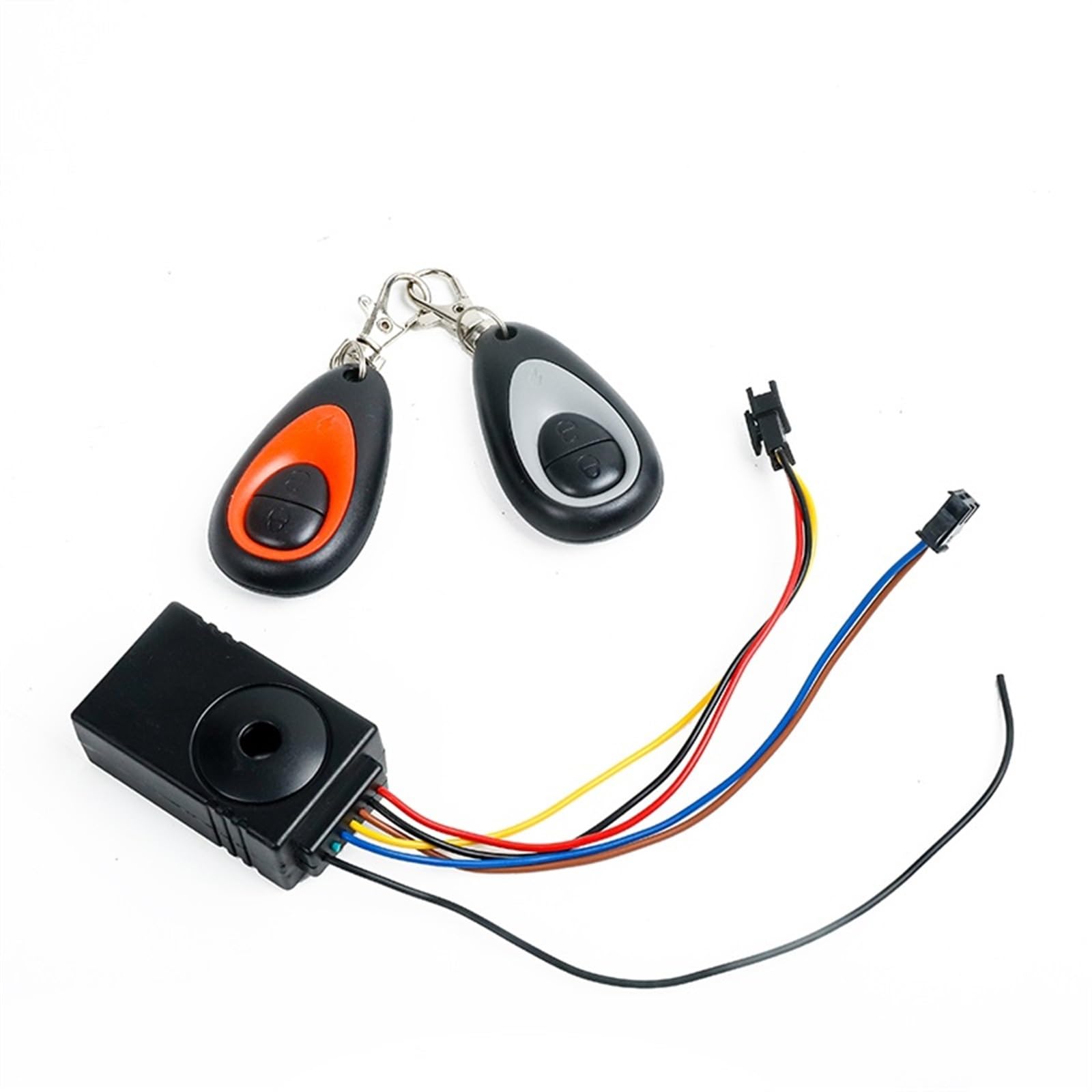 TF901 48V E-Bike Scooter Allarme antifurto Regolatore di velocità senza spazzole remoto Display LCD Acceleratore Twist Grip Manubrio Regolatore per monopattino elettrico(Three pin switch)