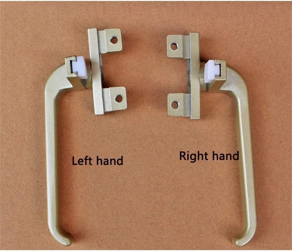 Duschentürgriff Tür- und Griffflügel aus Aluminiumlegierung und Zubehör(Left)