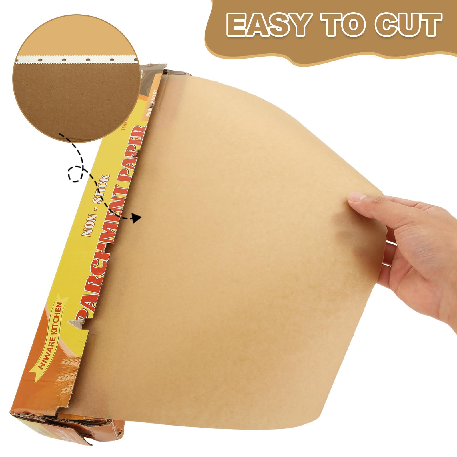RHBLME 2 rotoli di carta pergamena, 38,1 cm x 60,1 m, carta pergamena per cottura, 250 mq, carta da forno antiaderente per cottura, griglia, cottura a vapore, cottura, friggitrice ad aria