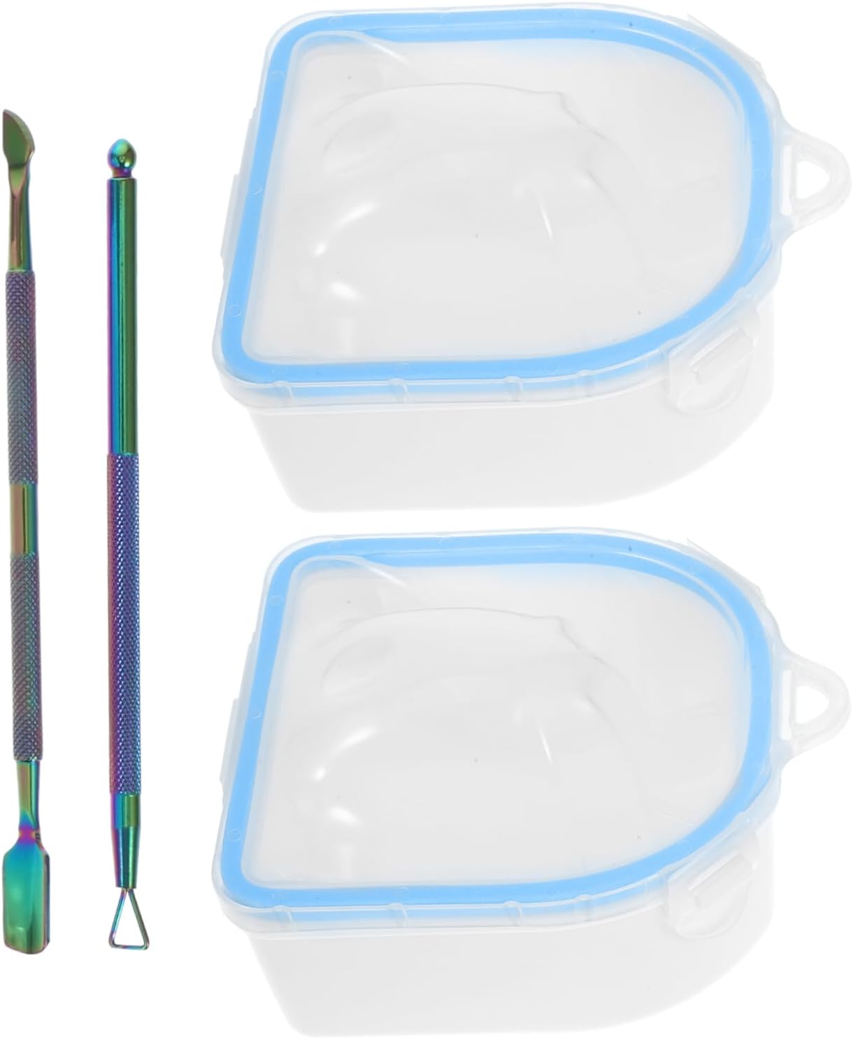 Beatifufu Nail Art Remover Bowl Kit Hand Soak Bowl With Nail Soaking Manicure Tool For Cuticles