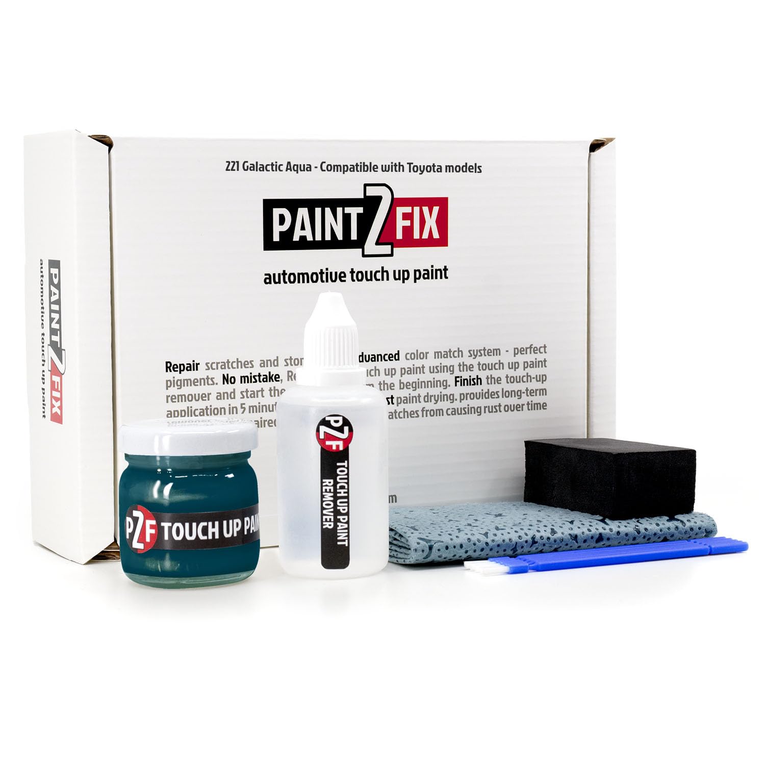 Amazon.com: 221 Galactic Aqua Touch Up Paint Kit for Toyota
