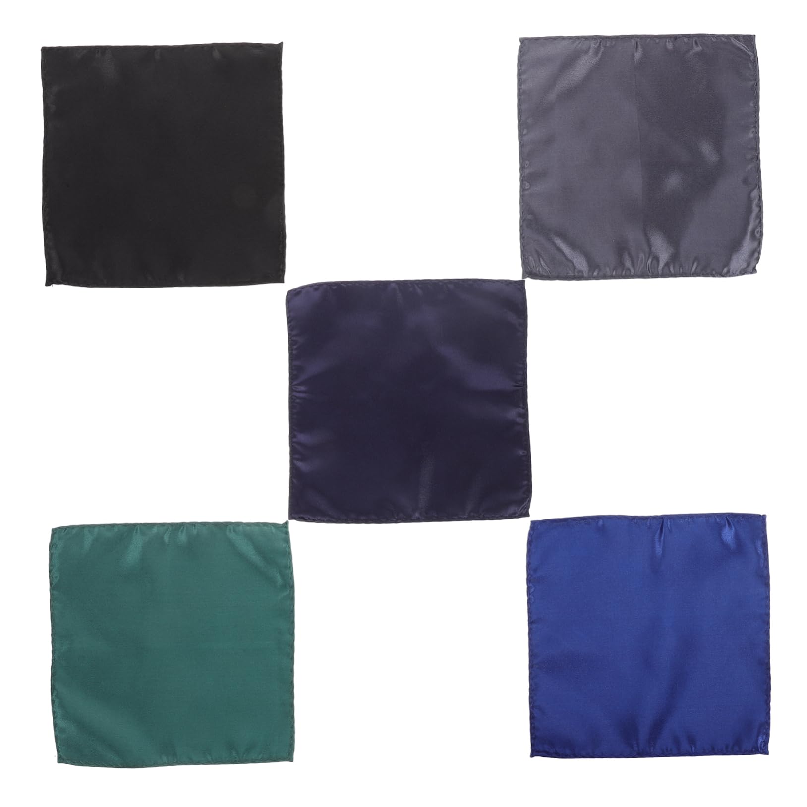 TENDYCOCO Elegant Men's Pocket Squares Handkerchiefs for Men Soft Wedding Formal Suit Accessories Timeless Design