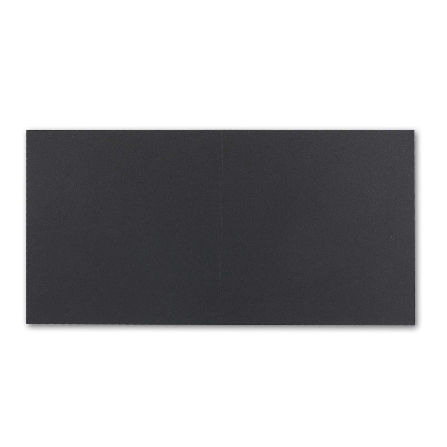 NEUSER PAPIER 25x black vintage kraft paper folding cards square, 150 x 150 mm, 15 x 15 cm - Image 3