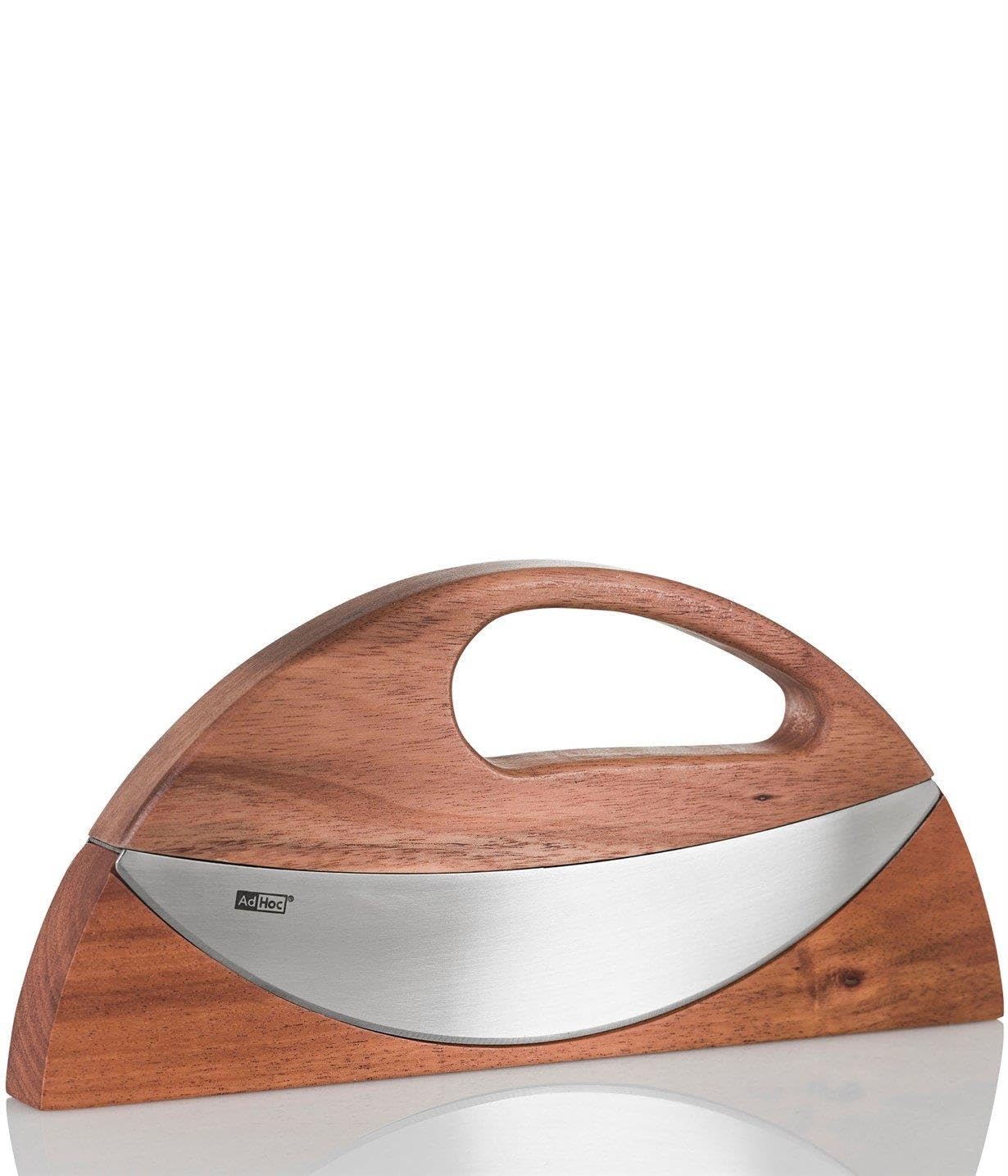 Doppel-Wiegemesser WAVE, 2-schneidiges Messer, Aka