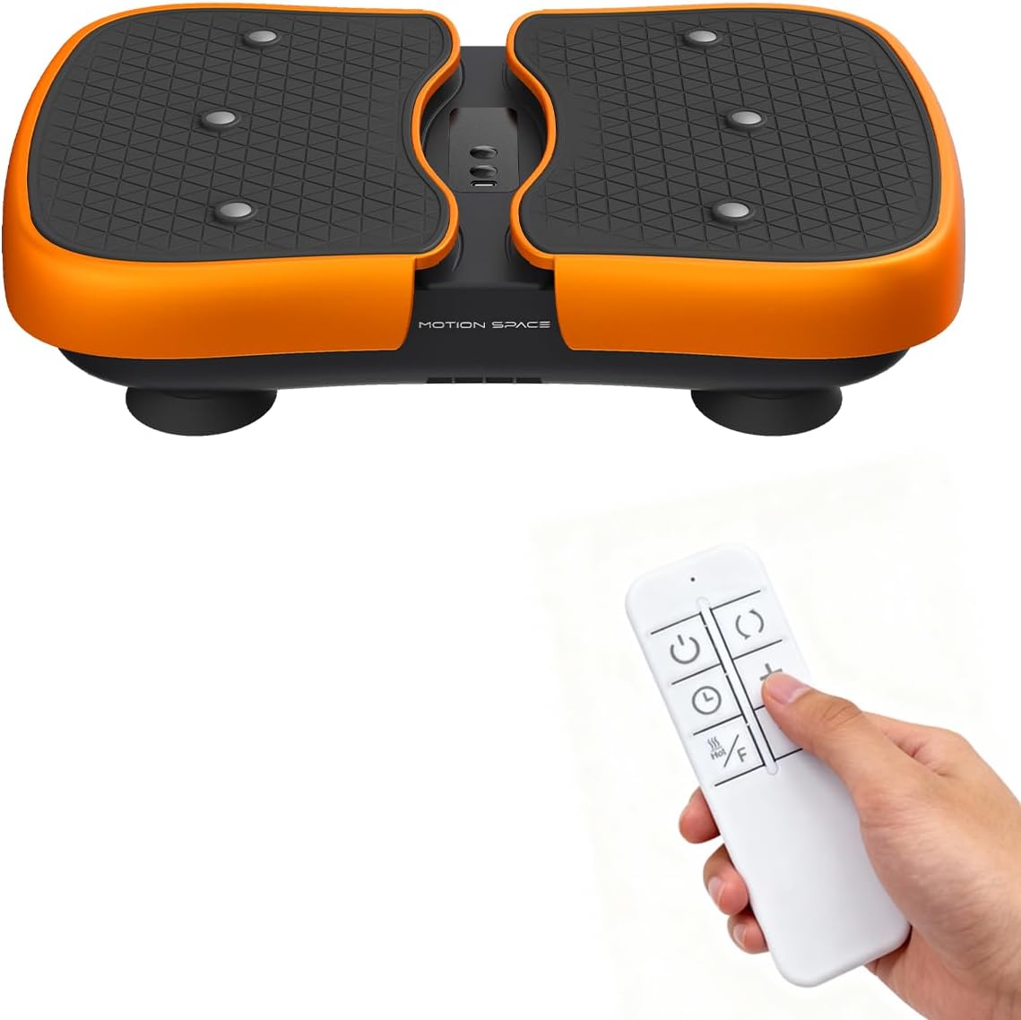 Portable Cordless Vibration Plate – Wireless, Rechargeable, 4 Speed Levels, for Body Massage, Relaxation & Circulation Boost