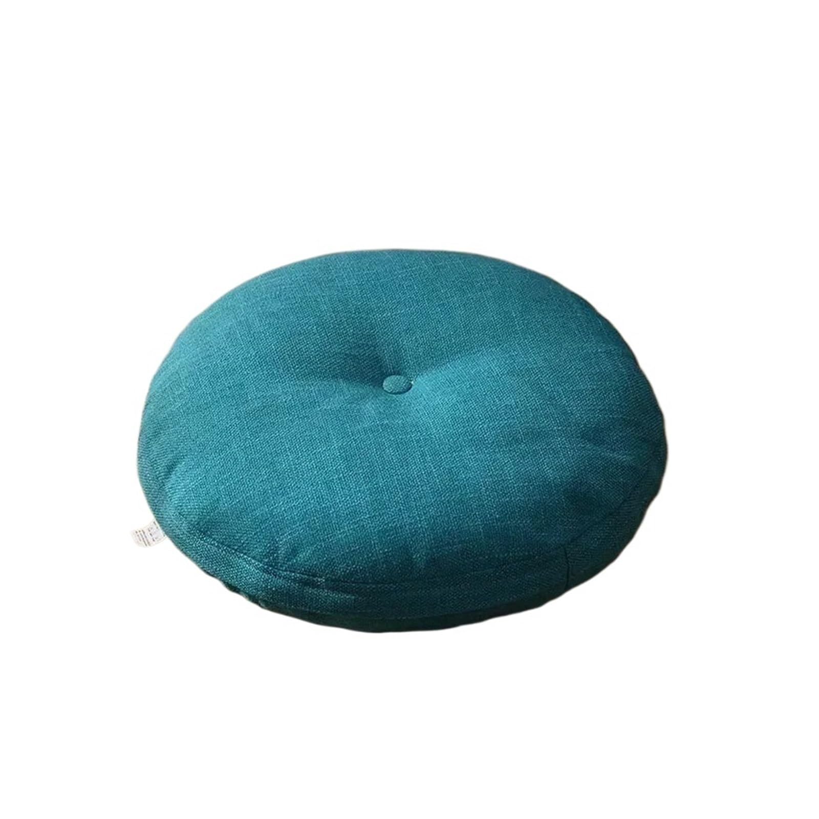 Lake Blue Yoga-Kissen, vielseitig, 40 x 40 x 10 cm, Sitzkissen für Matten, Stühle, Sofa, Bett und Auto, bequem, langlebig, stilvolles Heimdekor-Accessoire