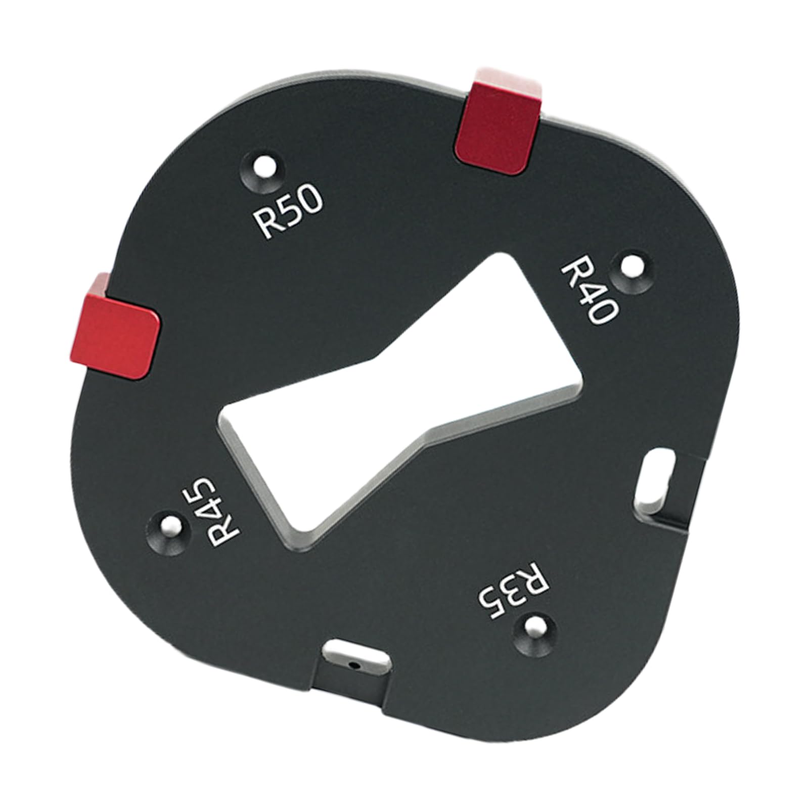 Buxuaaaa R35 To 50 Woodworking Tool Corners Jigs Templates Aluminum Jigs Templates For Accurate Round Corner Cutting Tool Routers