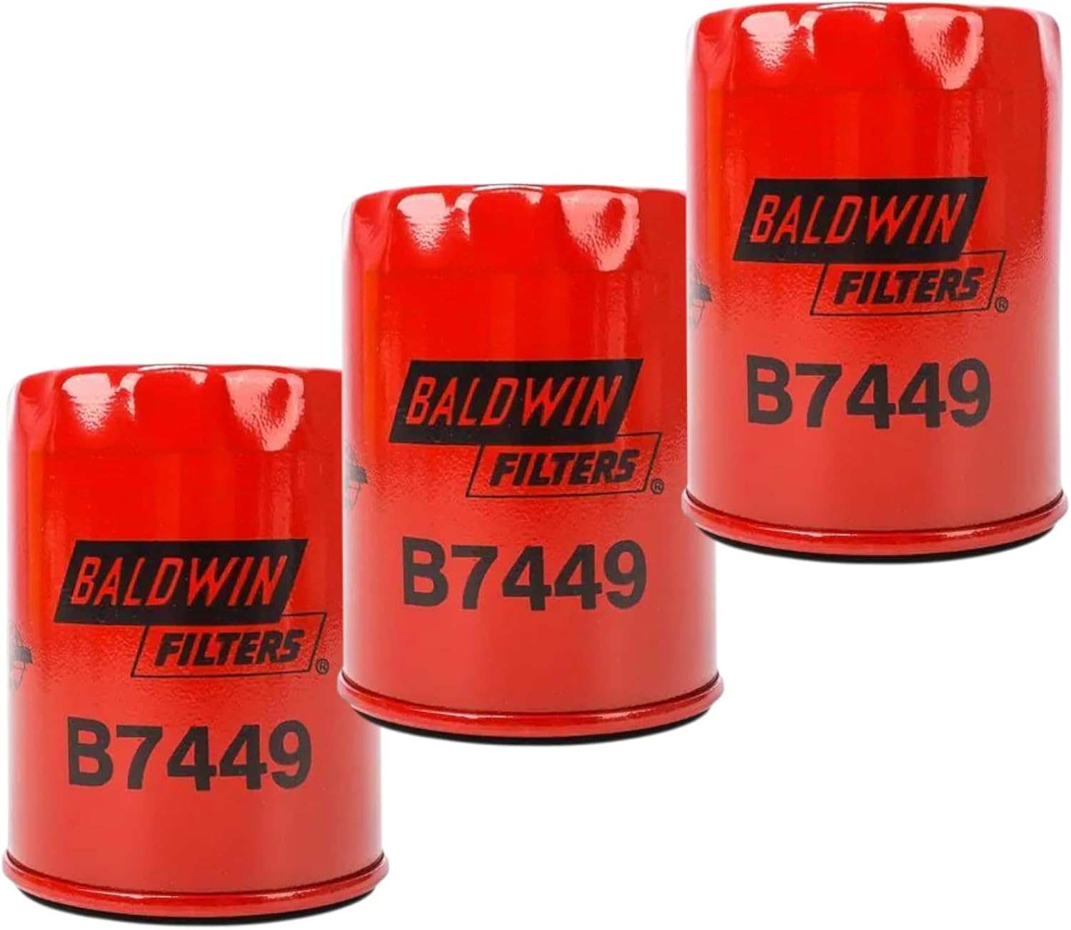B7449 Spin-On Oil Filter (Pack of 3)
