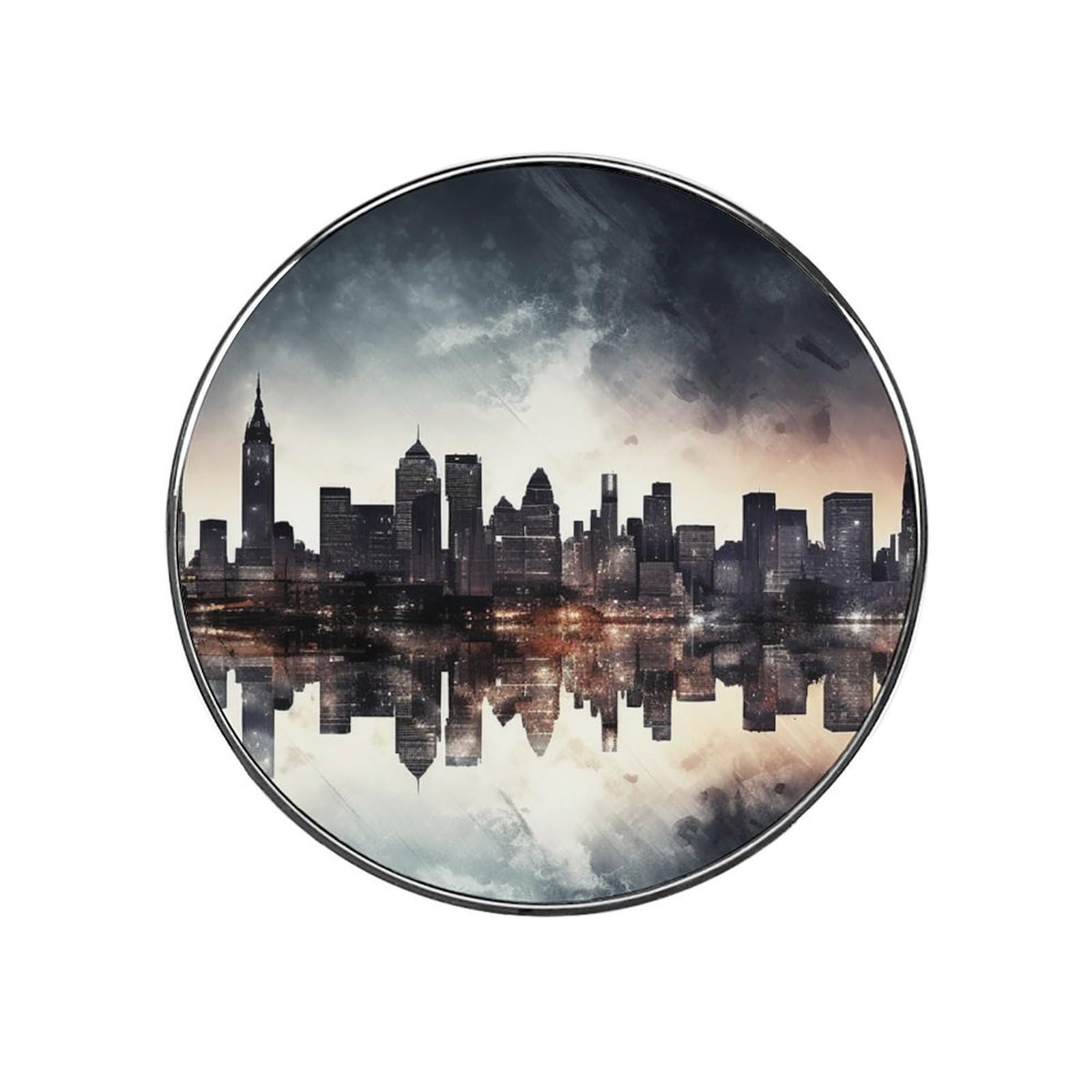 Fridge Magnets Waterproof Heavy Duty Small Strong Magnet City Skyline Refrigerator Magnets Cute Magnetic Locker Accessories Mini Decorative Magnet for Whiteboard Office Kitchen Decor