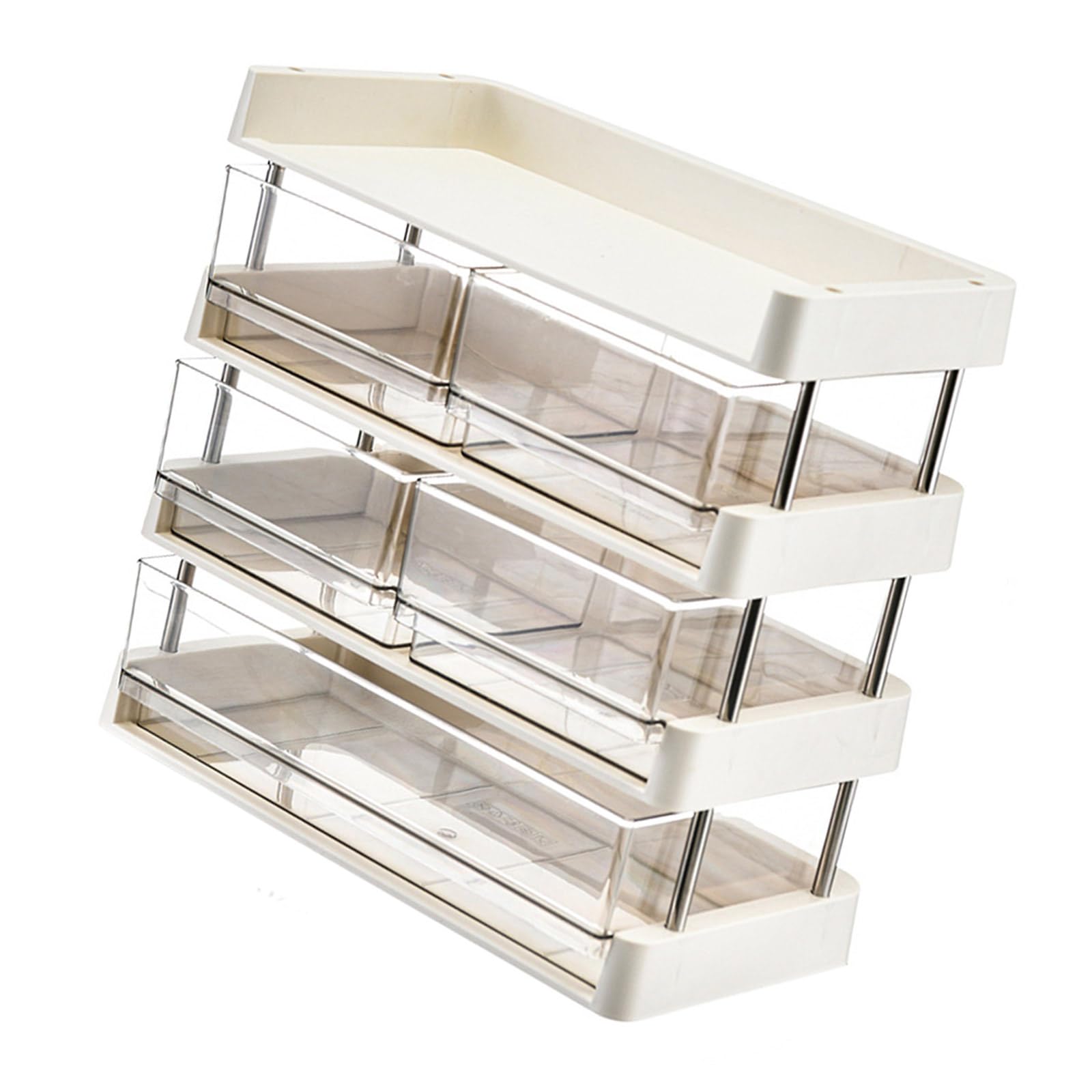 Tsophreniq Portable Adjustable Shelving Systems for Bathroom Kitchen Multiple Layer Space Optimization Space Saving Shelf for Home