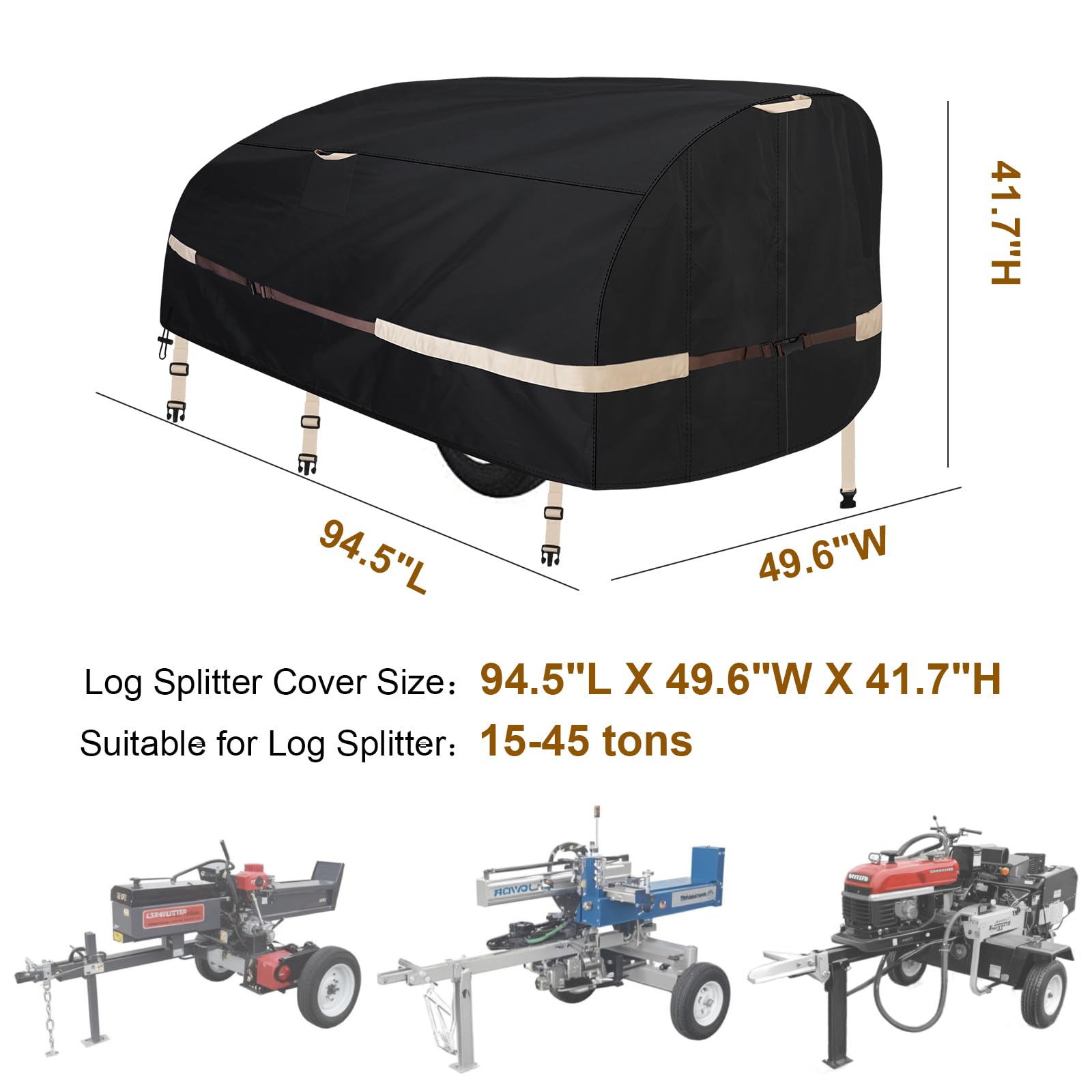 Log Splitter Cover Heavy windproof and waterproof(94