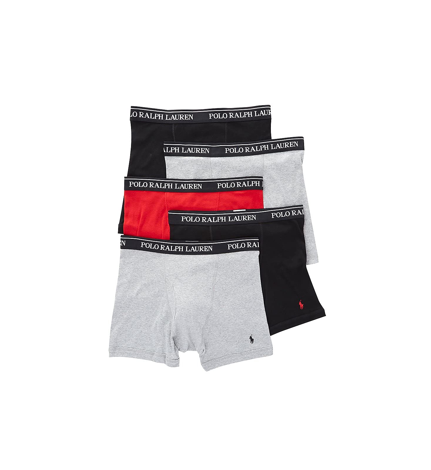 Buy Polo Ralph Lauren Underwear Men's 5 Pack Classic Fit Boxer Briefs
