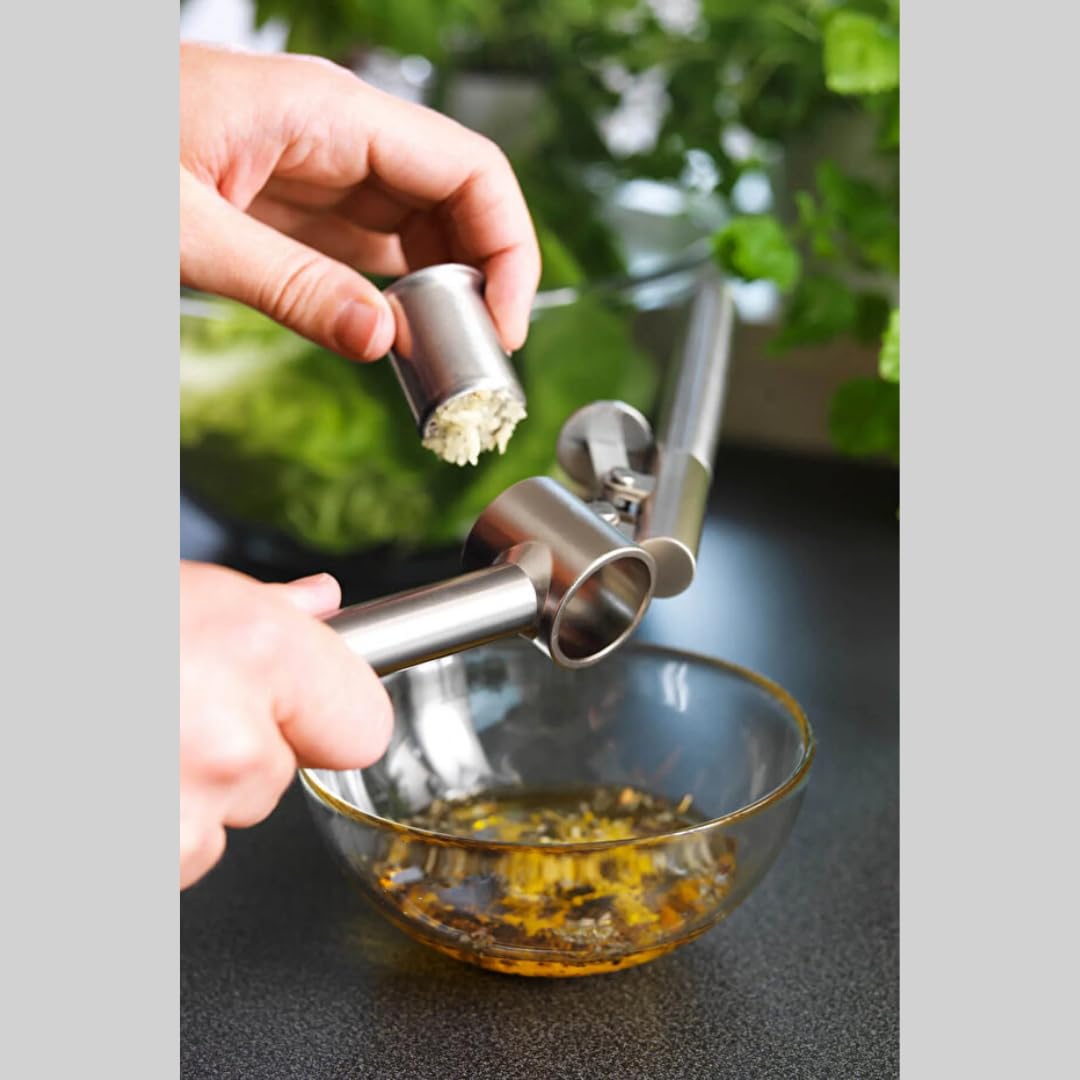 Sarımsak Ezici Presi GARLIC PRESS Sarımsak Kesici,Sarımsak Ezici,Sağlam Paslanmaz Çelik Saplı,Pratik Kaliteli Malzeme