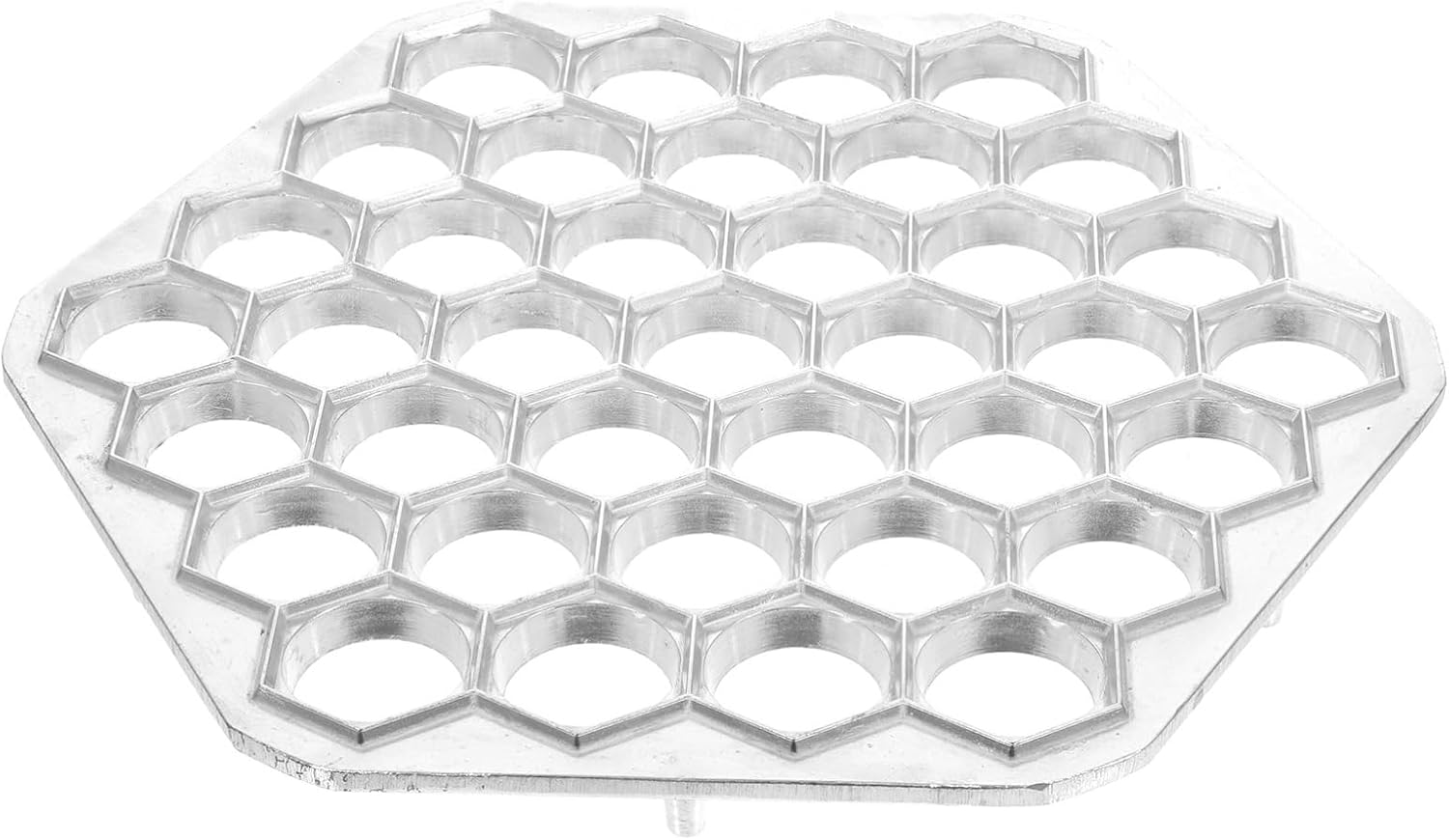 Aluminium Alloy Dumpling Maker Mold Silver for Kitchen