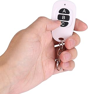 Wireless Remote Control, Copy Remote Controller, Copy Any Fixed Code Remote Controller, 433MHz EV1527 1~4 Channel RF Wireless Remote Controler Transmitter for Easy Control(3 Buttons)