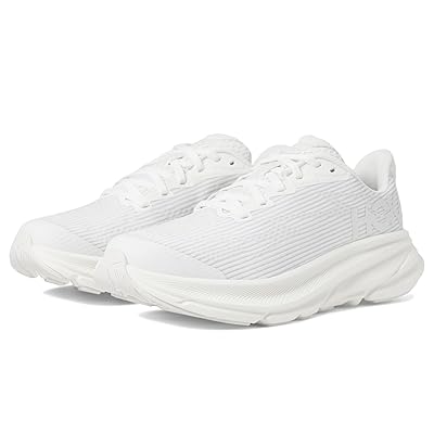 Hoka Kids Clifton 9 (Big Kid) Kids Shoes White/Frost