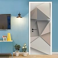 Vista 16 de 3D Pegatina de pared adhesiva para puerta - Poster de película de escaleras antiguas Premium PVC impermeable para pared de dormitorio y sala