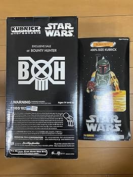 Amazon.co.jp: Bounty Hunter KUBRICK ボバフェット 400% 1000体