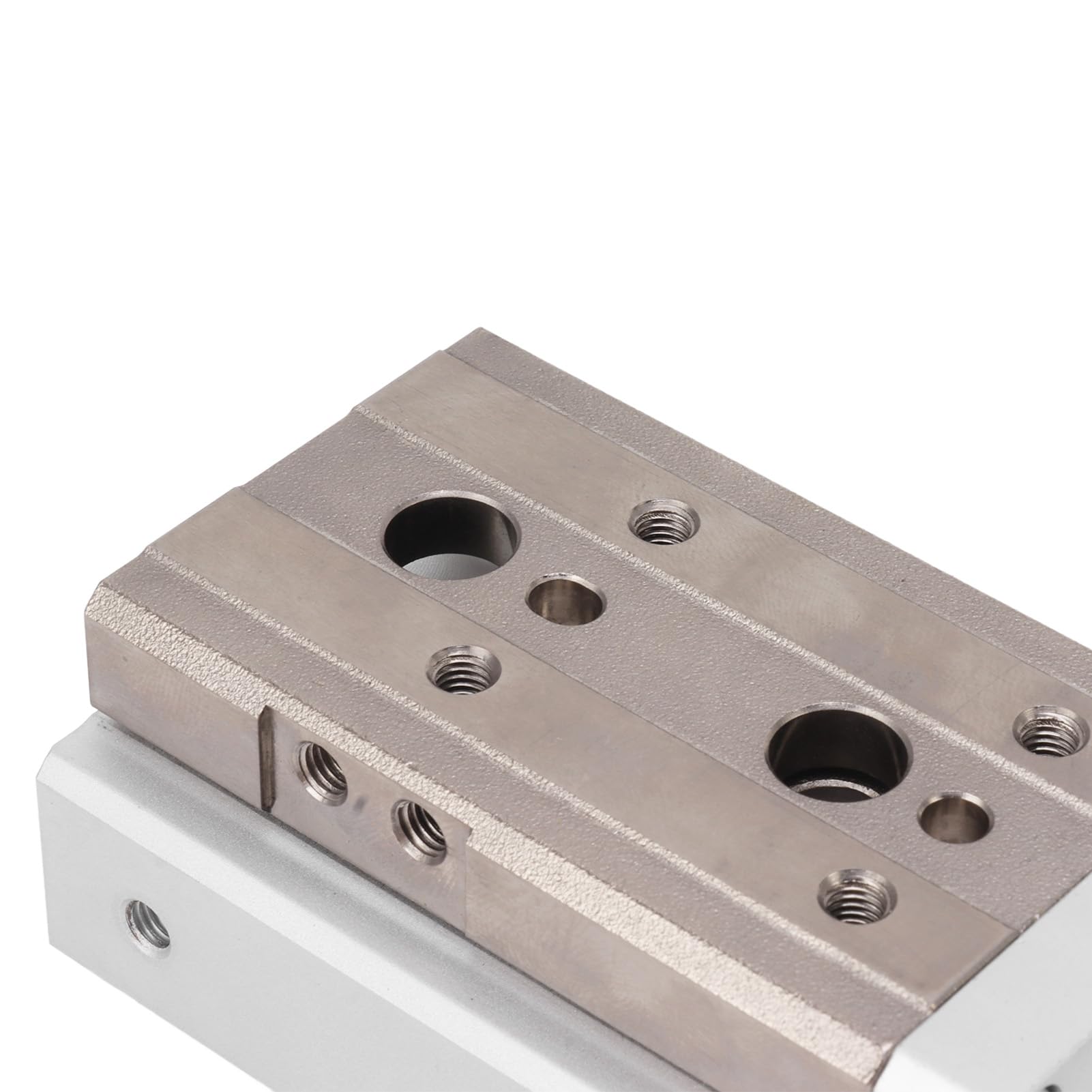 Doppelwirkender Pneumatikzylinder, Doppelwellenkolben, Aluminiumlegierung, hohe Druckstabilität, präzise Abmessungen für Automatisierungsanlagen