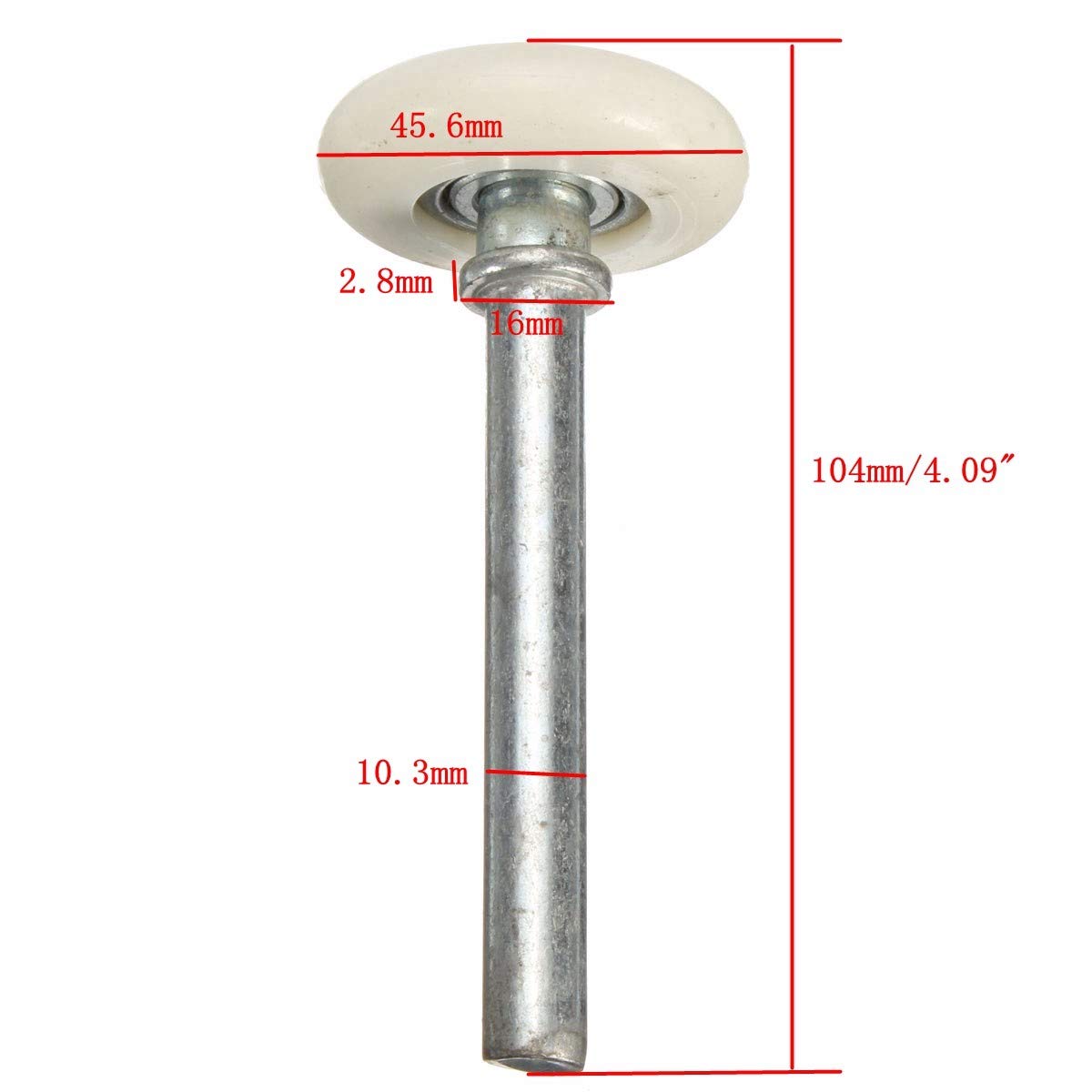 RanDal Ruota Folle Del Cuscinetto Sigillata Del Portone Di Rotolamento Dei Rulli Della Porta Del Garage Resistente Di 10Pcs
