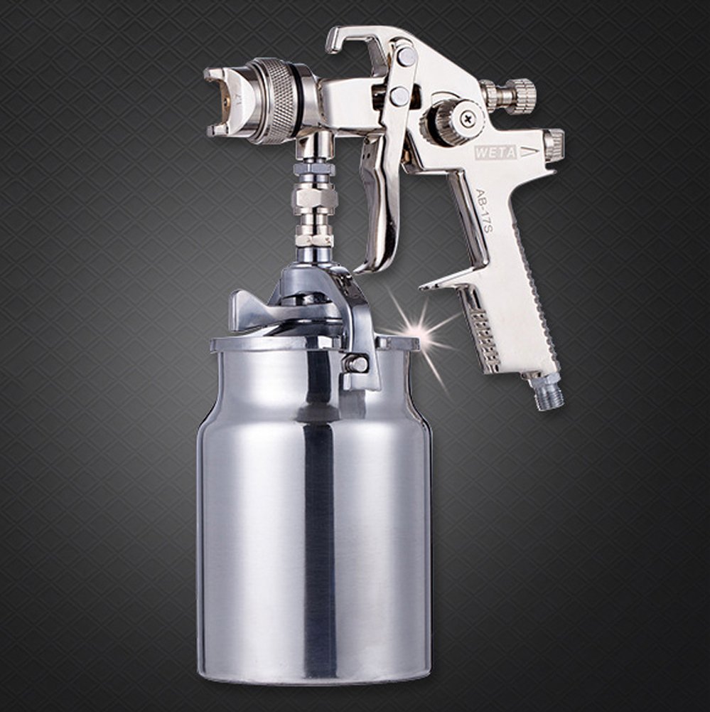 Buy Siphon Paint Spray ,1.7mm Nozzle,1000ml Cup,Wall s Sprayer DIY