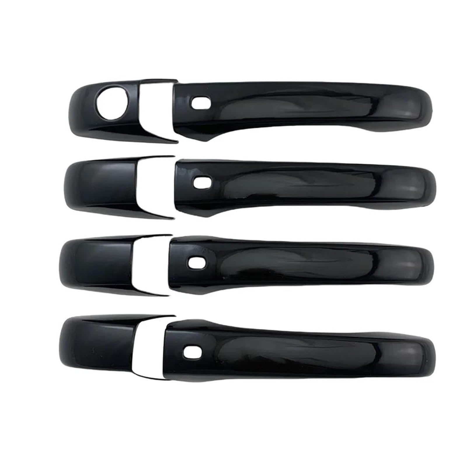 Yytemd Gloss Black 4 Smart Door Handle Cover Exterior Parts Car Accessories For Journey 2005-2010 Chrome(Gloss Black 4 Smart)