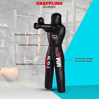 PGS Leather Grappling Dummy for Judo Karate Jiu Jitsu