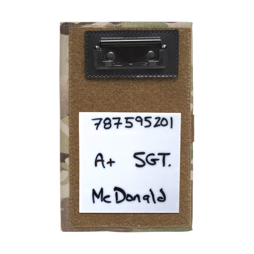 Detachable Mini Whiteboard (3x4) | Dry Erase with Hook Fastener Backing | Write with a Permanent Marker, Cleans Off Perfectly with rubbing Alcohol