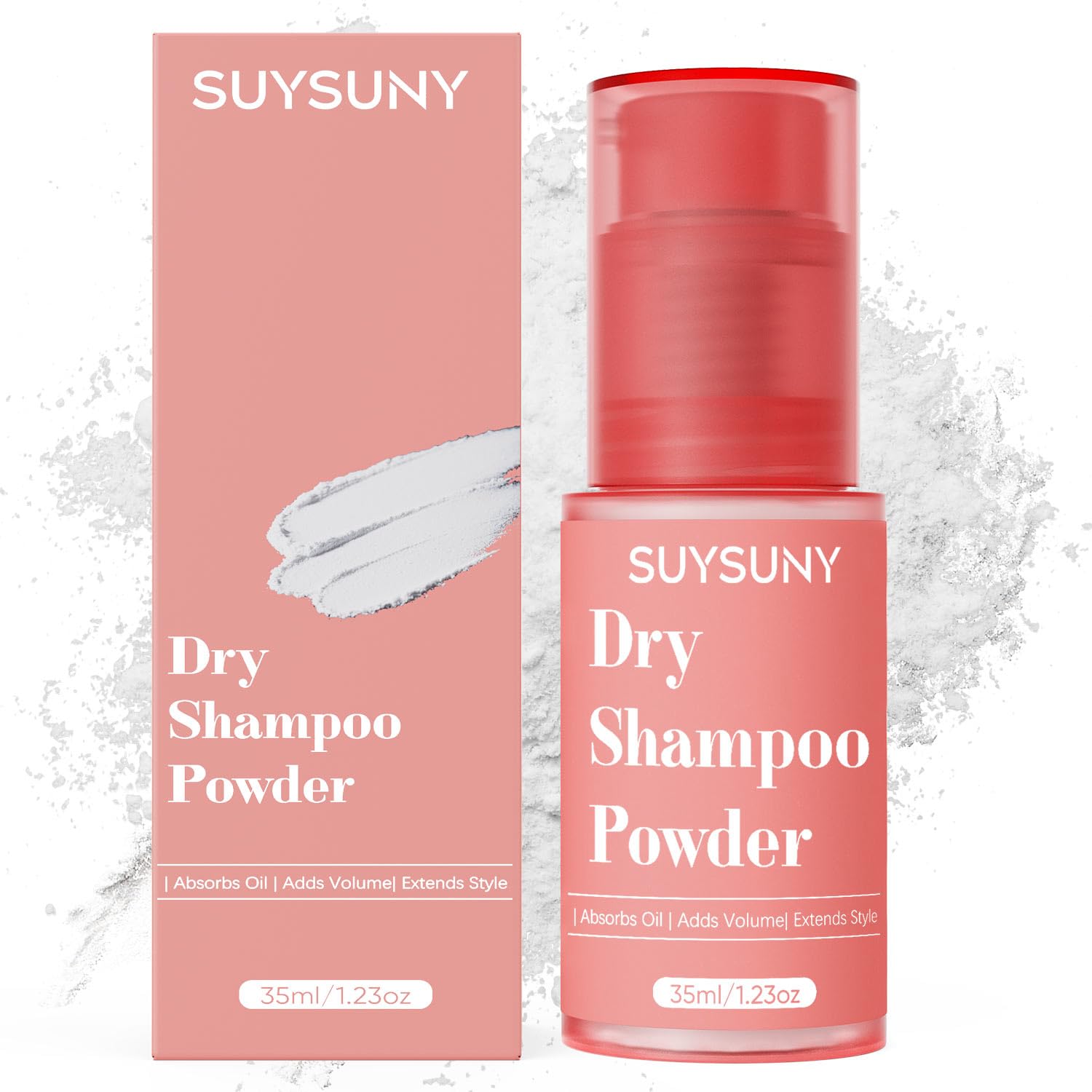 Photo 1 of Dry Shampoo Powder for Women and Men,1.23oz Travel Size Waterless Dry Shampoos Spray for Thick, Fine,Dry Oily Hair,Non Aerosol Dry Volumizing Shampoo Instant Refresh Fullness|Unscented,Gifts for Women