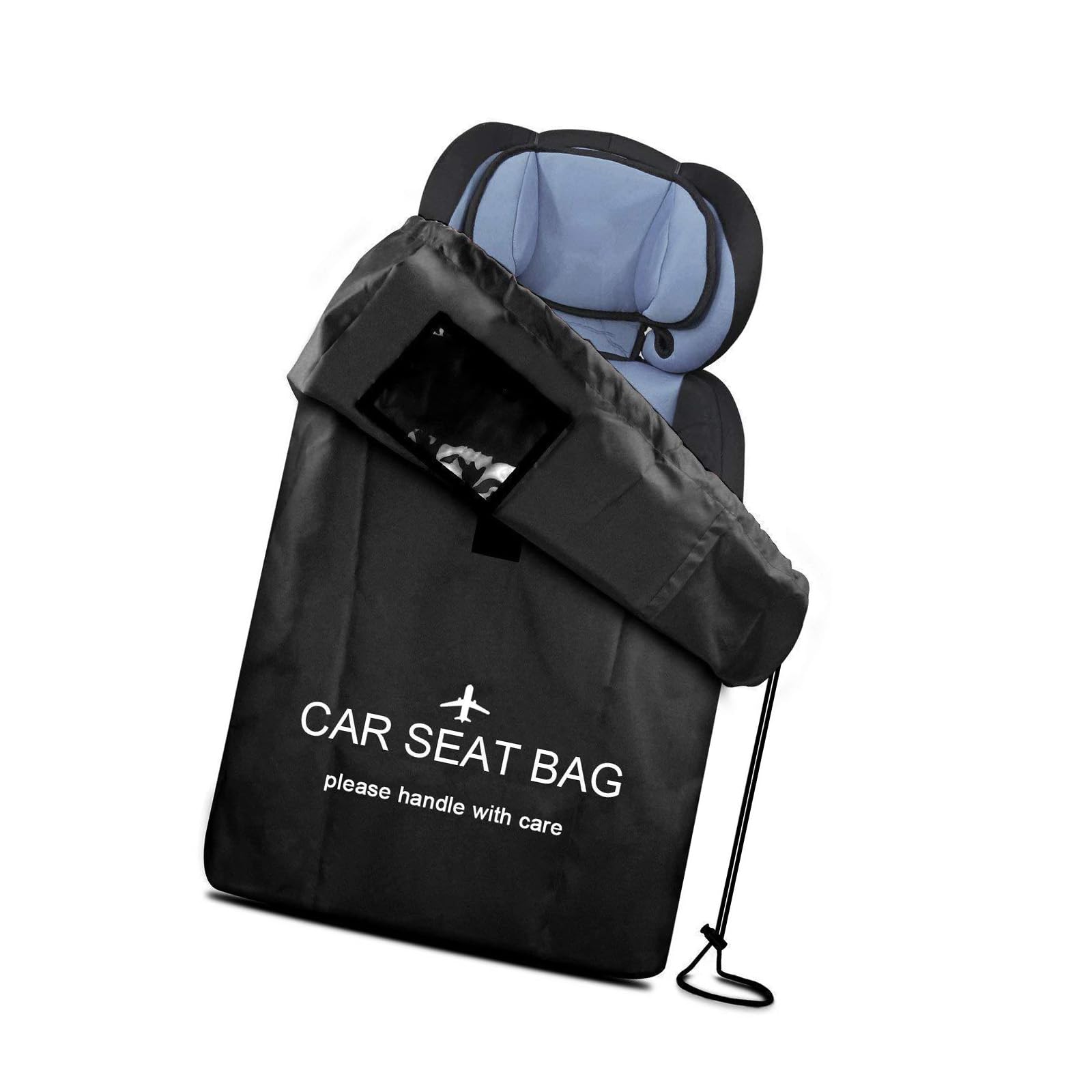 Borsa Scratch in tessuto Oxford 300D per la sicurezza del seggiolino auto, organizer per seggiolini auto, Nero , Mass Beauty