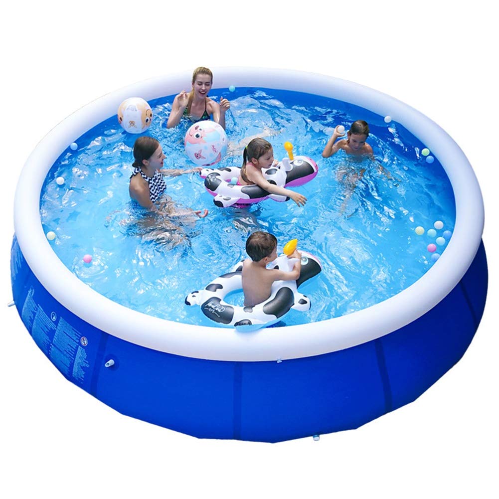 Buy Round PVC Swimming Pool, Premium Extra Large Inflatable Pool, Home