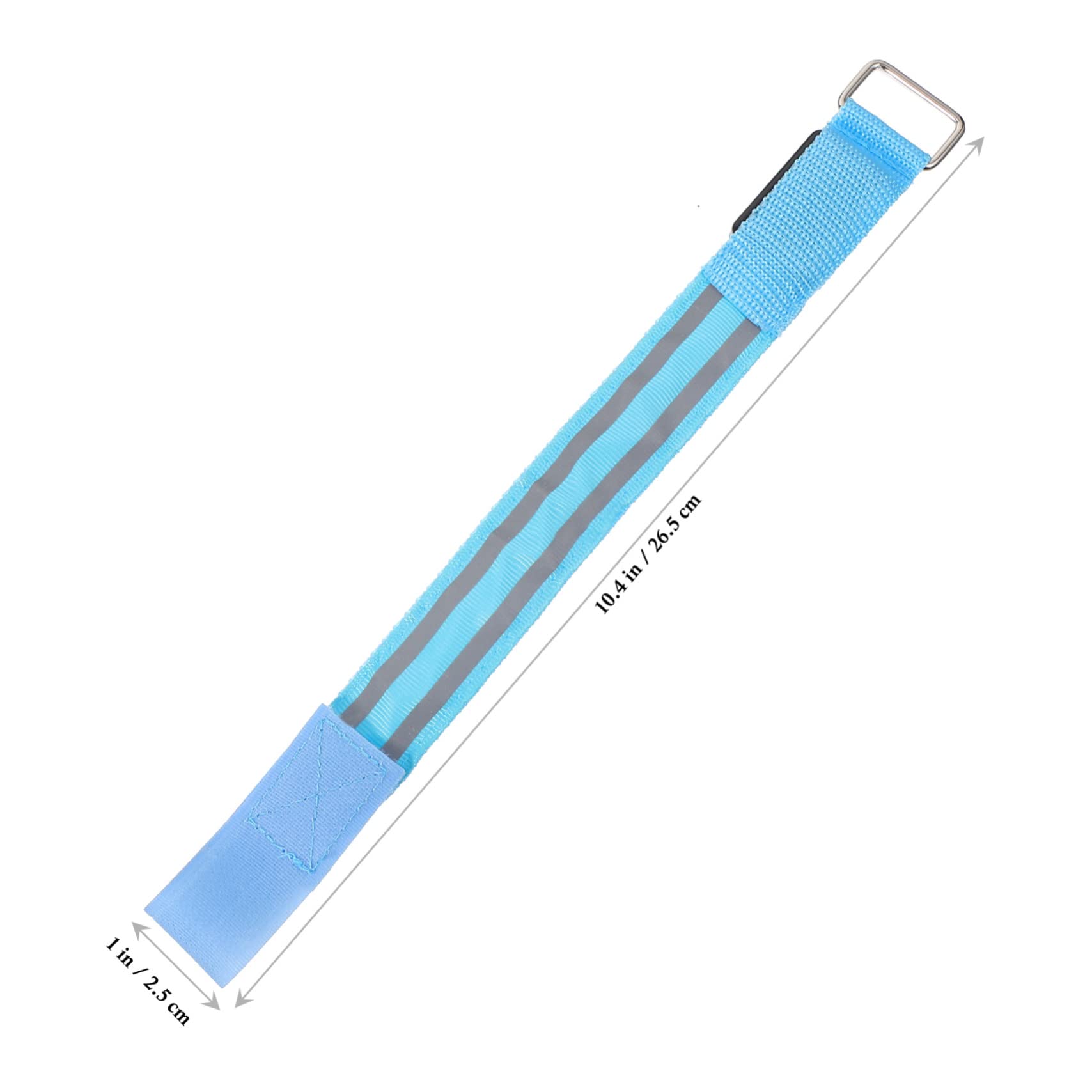 Kisangel 4piezas Brazaletes Led Luminosos Recargables para Correr Seguridad Reflectante para Adultos para Actividades Al Aire como Ciclismo y Senderismo