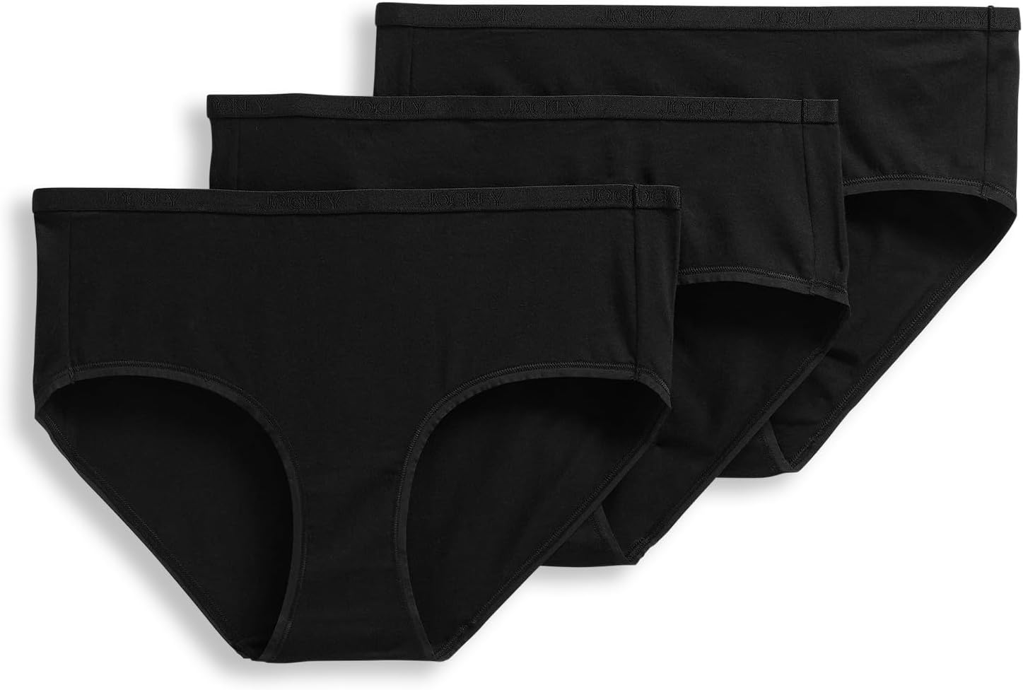 Women's Underwear Organic Cotton Stretch Logo Hipster - 3 Pack