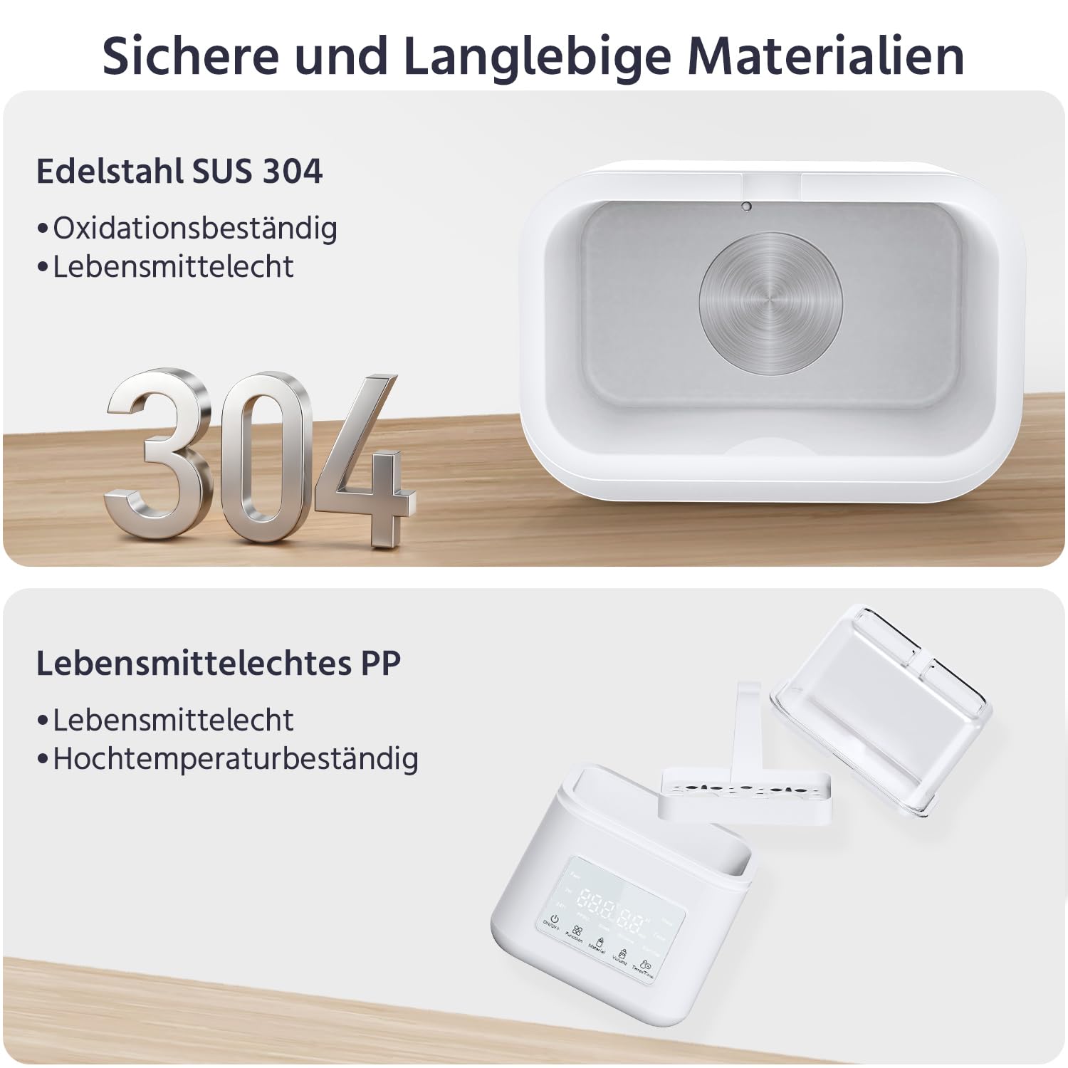 Flaschenwärmer Baby, 10-in-1 Muttermilch Erwärmer Schnelles Erwärmen Von Muttermilch Und Babynahrung, 7H&24H Warmhaltefunktion, Sterilisator Baby Mit Automatischer Abschaltung, BPA-frei