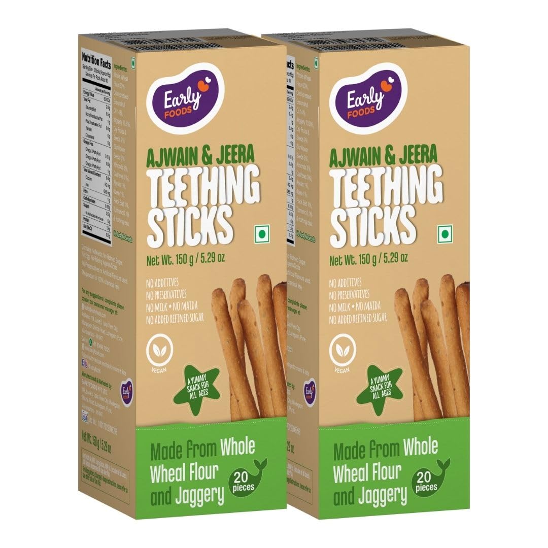 See full amazon price history chart for Early Foods - Pack of 2 - Whole Wheat Ajwain Jaggery Teething Sticks 150g X 2| Food Teether|Teether for kids Early Foods - Pack of 2 - Whole Wheat Ajwain Jaggery Teething Sticks 150g X 2| Food Teether|Teether for kids (B07GCZ3MM9) Amazon Price History, Amazon Price Tracker