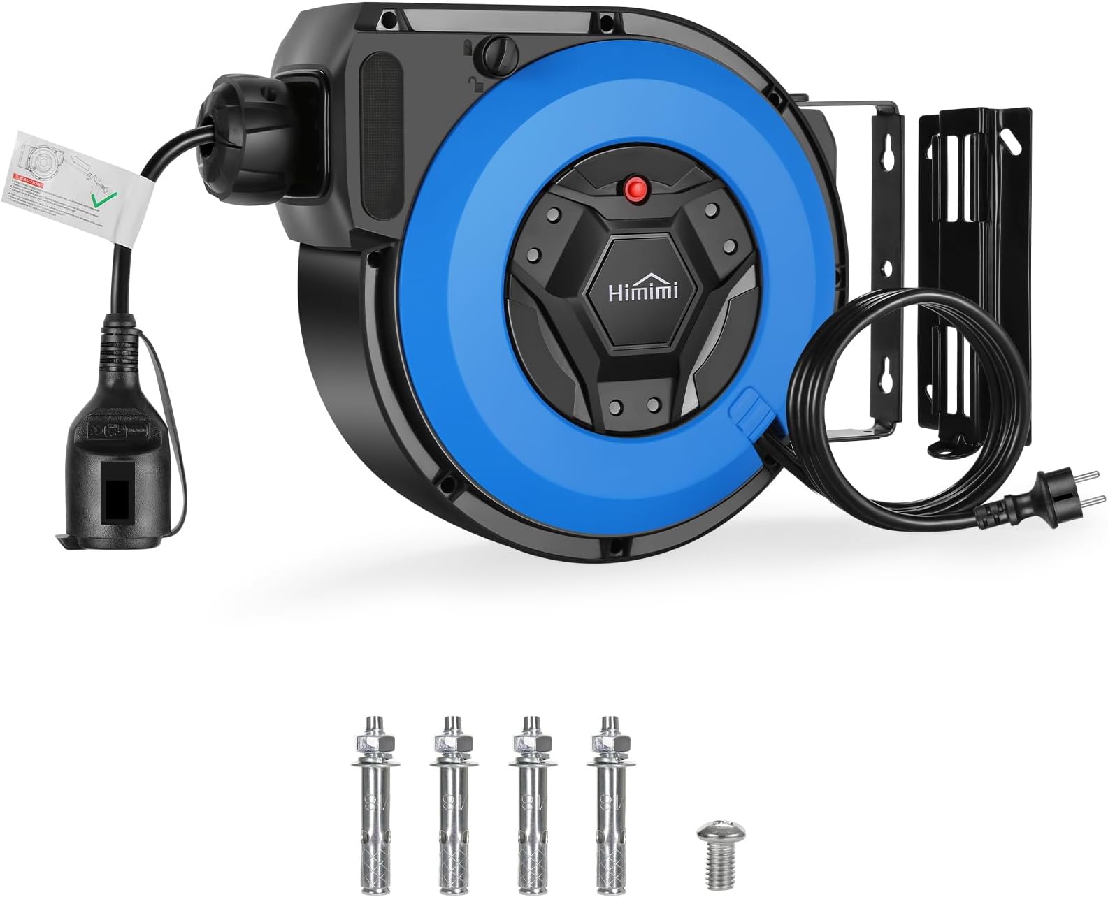 Avvolgicavo Automatico 15M+1.5M Avvolgicavo da Esterno, Applicabile a