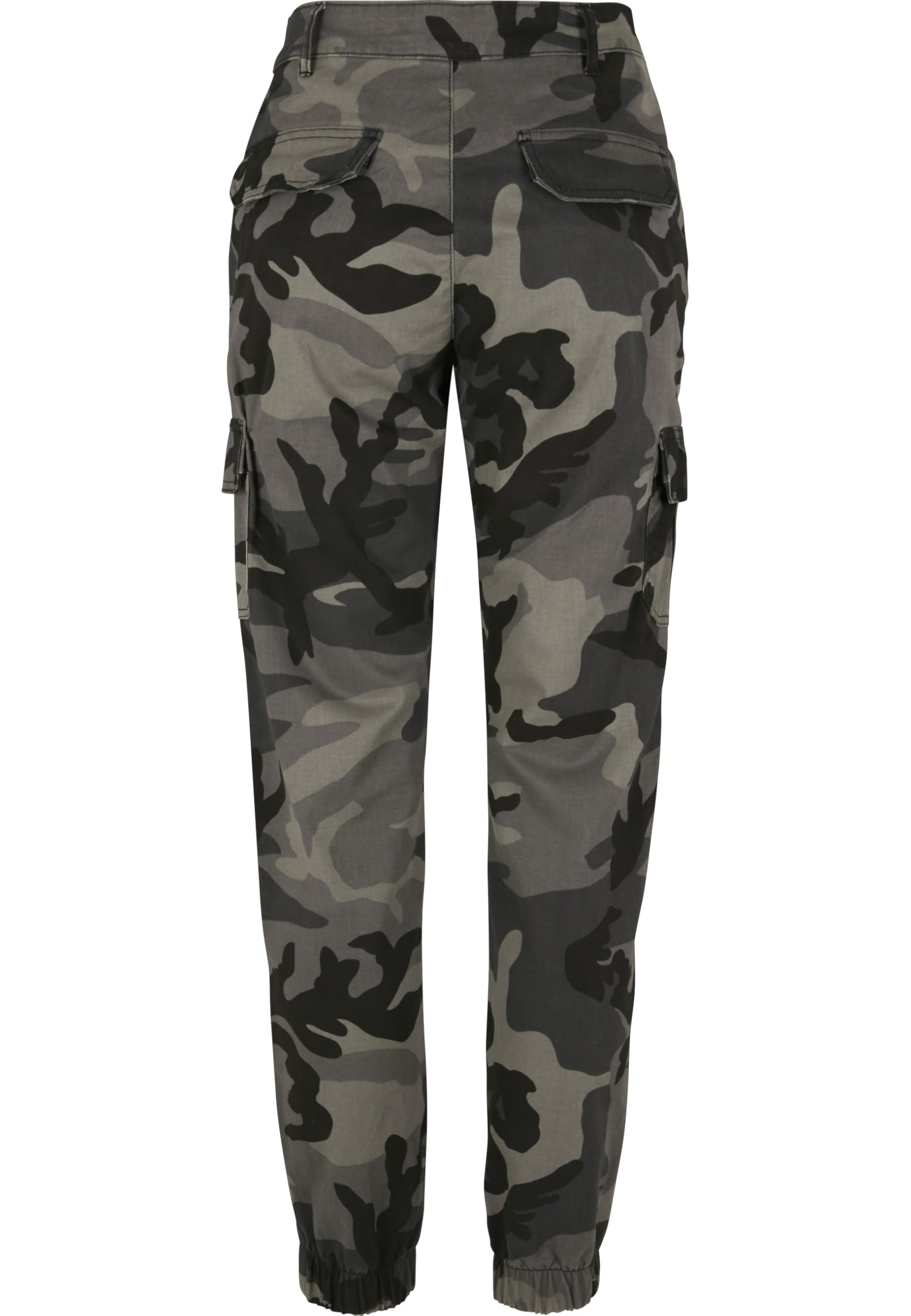 Urban Classics Damen Ladies High Waist Camo Cargo Pants