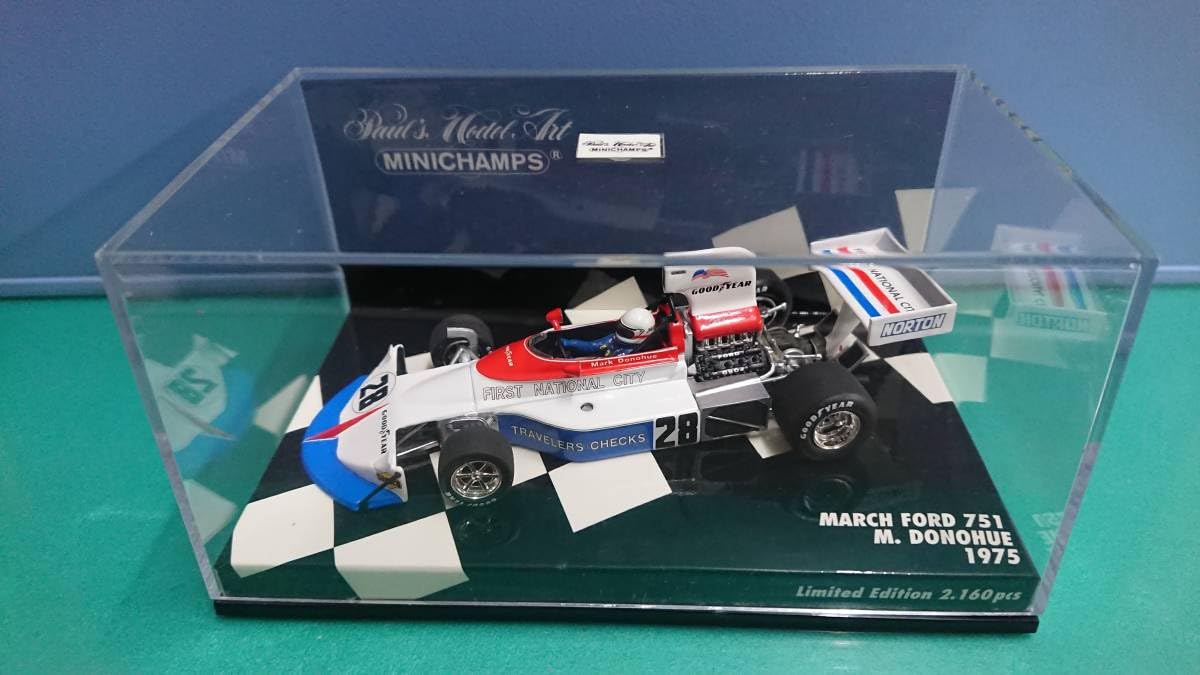 ミニチャンプス　F1 ミニカー　マーチ　ピータソン、ダナヒュー　セット　1/43 Amazon | MINICHAMPS 1/43 マーチ フォード 751 マーク・ダナヒュー