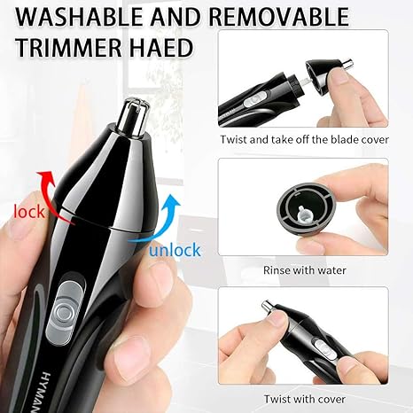Nose And Ear Hair Trimmer Rechargeable Hair Clippers For Men Cordless Professional Portable Mini Mens Electric Shaver Razor Waterproof Male Beard Grooming Kit Painless Face And Body Hair Trimming Amazon Co Uk Health