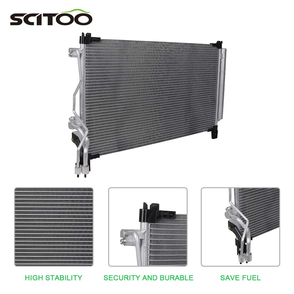 A-Premium A/C Condenser With Receiver Drier - Compatible With Lexus CT200h 2011-2017 & Toyota Prius 2010-2015, 1.8L-800537