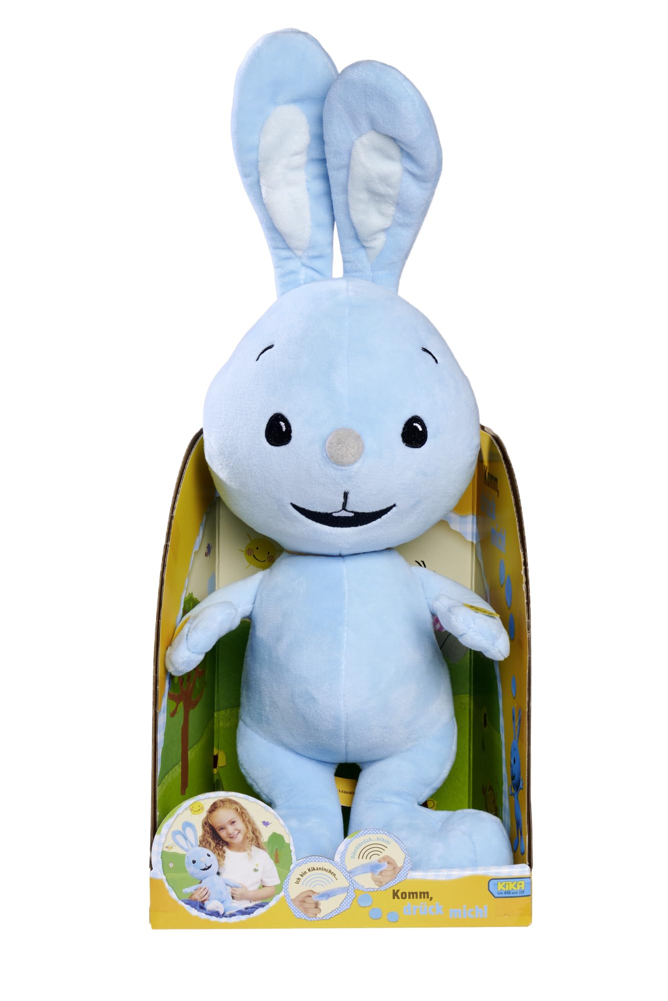 Simba Kikaninchen Plüsch mit Sound, 45cm Plüschfigur, mit dem bekannten Dibedibedab, ab den ersten Lebensmonaten geeignet