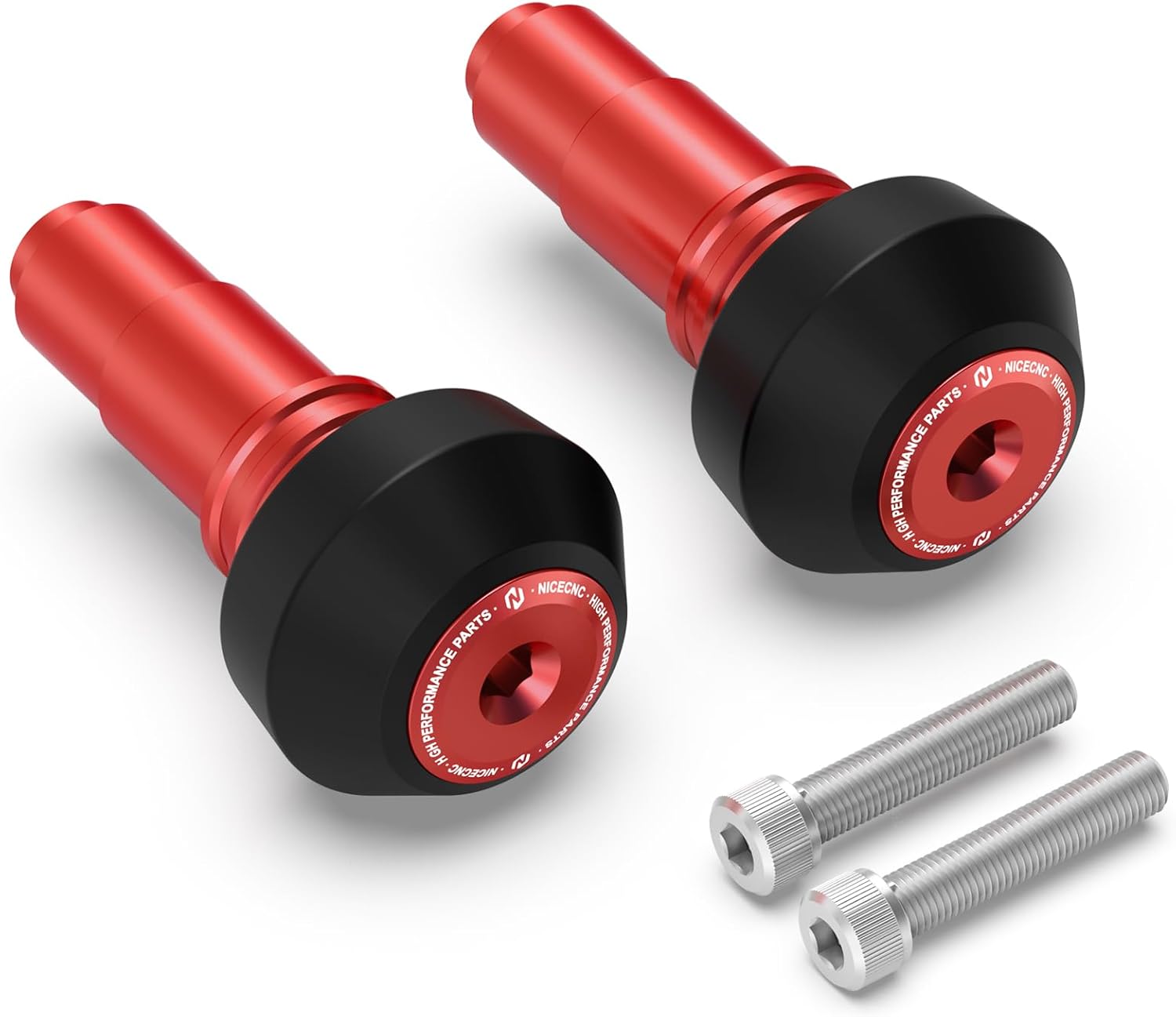 NICECNC Motorcycle Frame Sliders Protector Crash Guard Compatible with 690 Enduro SMC SMC R 2008-2024, Compatible with Husqvarna 701 Supermoto/Enduro 2016-2024, Aluminum, Black